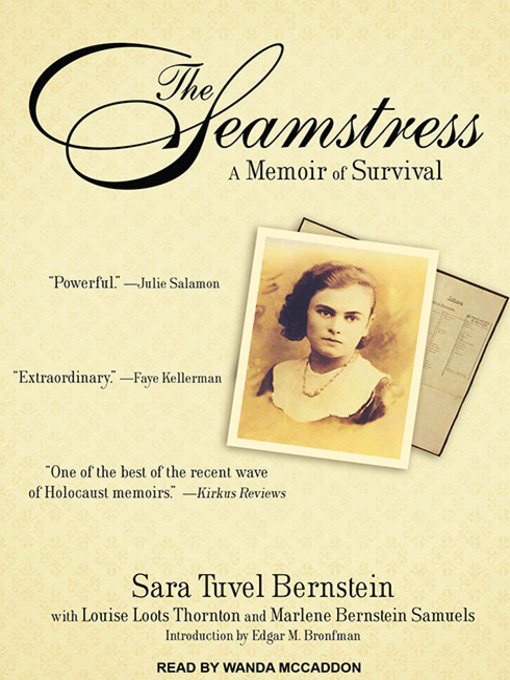 Title details for The Seamstress by Sara Tuvel Bernstein - Wait list